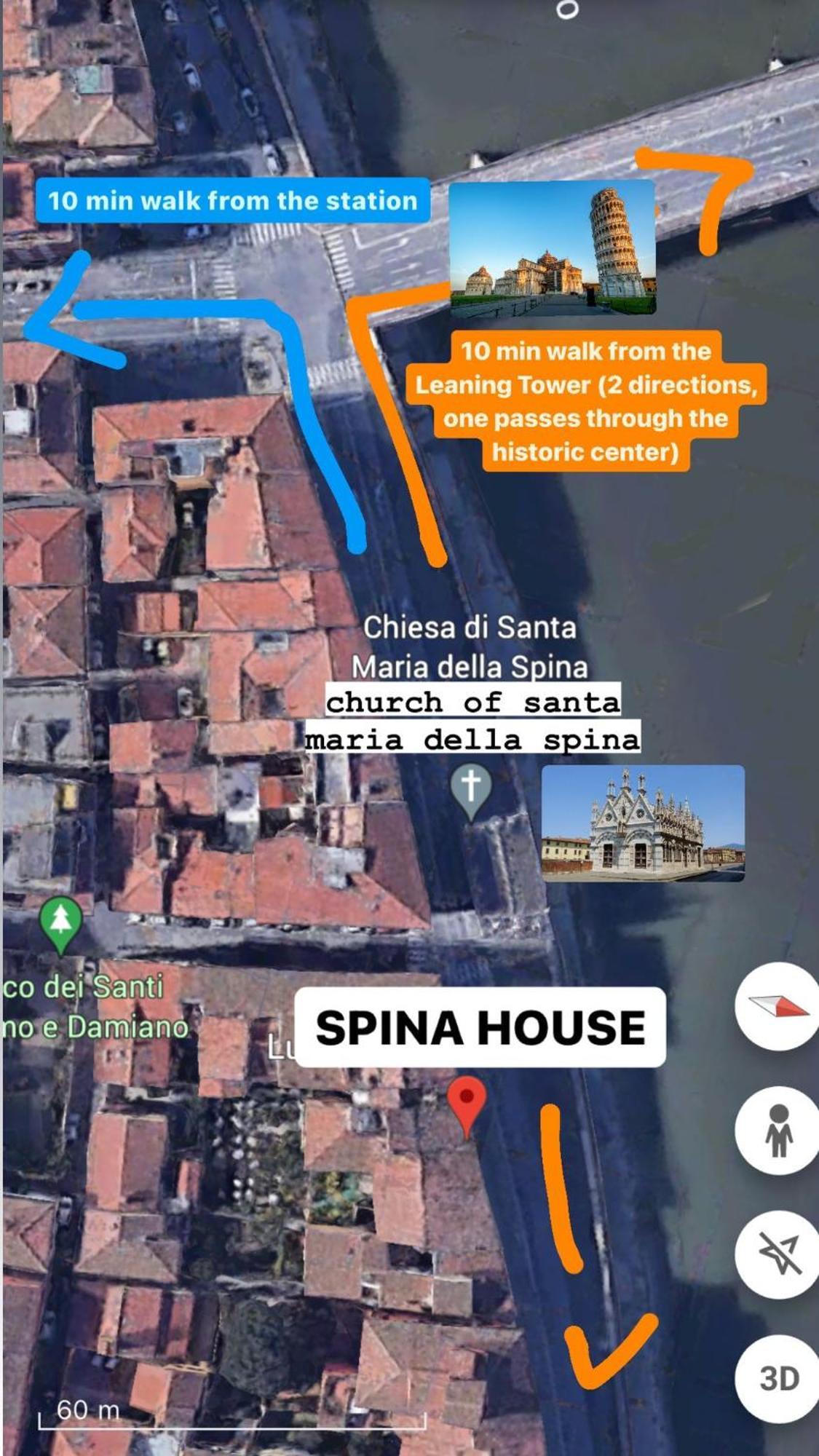 Centro Storico Spina White House Leilighet Pisa Eksteriør bilde